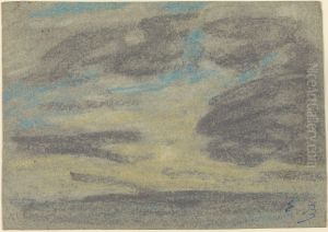 Clouds over the Sea by Eugene Louis Boudin