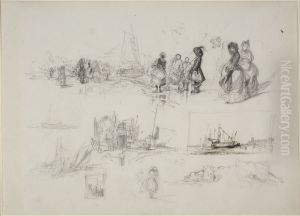 Seaside Studies by Eugene Isabey
