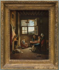 Two Veterans Playing "Piquet" by Pierre Duval Le Camus