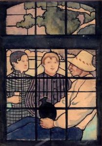 La conversation by Emile Bernard