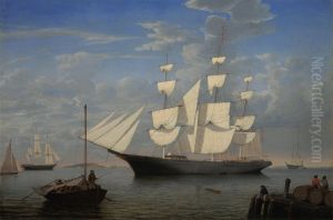 "Starlight" in Harbor by Fitz Henry Lane