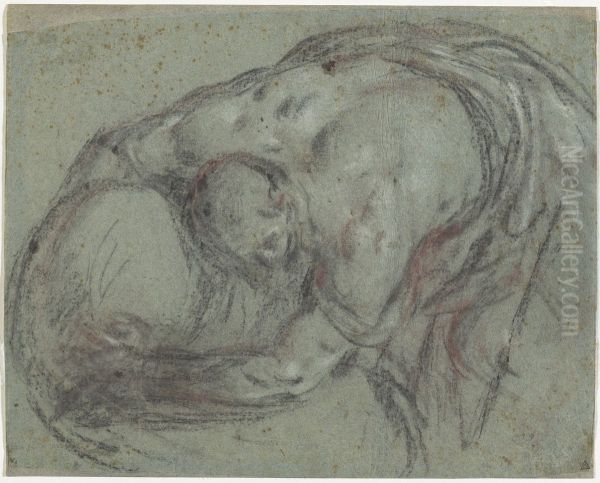 A Man Lifting a Bundle - view 1