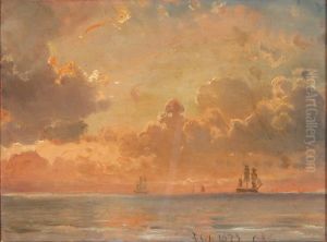 Evening at Sea. Evening at Sea.