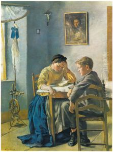 Die Geschwister by Hans Thoma