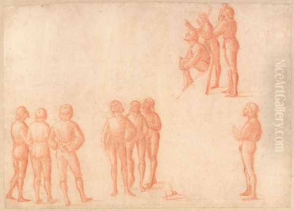 Groups of Male Figures - view 1