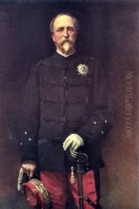 Portrait du general Henri d'Orleans, duc d'Aumale by Leon Bonnat