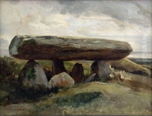 DolmenatLocmariaquer by Jules Louis Phillipe Coignet
