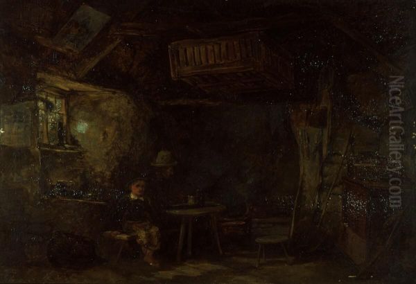 Interior of a Welsh cottage - view 1
