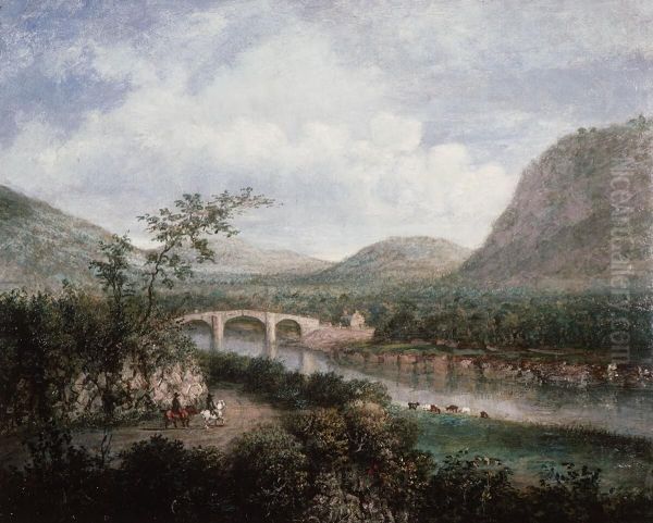 Llanrwst Bridge - view 1
