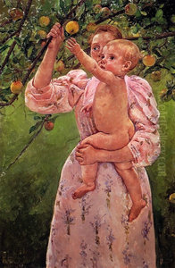 Baby Reaching for an Apple Baby Reaching for an Apple