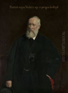 Jan Verhaert, vader van de kunstenaar by Piet Verhaert