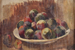Nature morte a l'assiette de pommes
