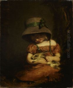 Madchen mit Kaninchen by John Hoppner