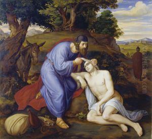 Der barmherzige Samariter by Julius Schnorr Von Carolsfeld