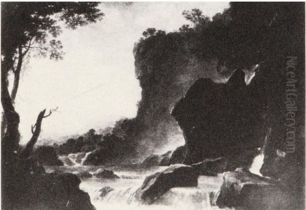 Landscape with a Cascade - view 1