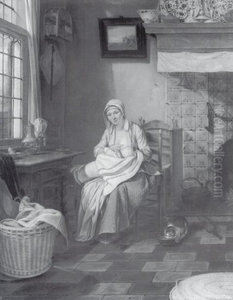 Interior with Nursing Mother