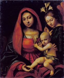Madonna and Child with an Angel Madonna and Child with an Angel
