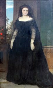 Portrait of the Actress Fanny Janauschek Portrait of the Actress Fanny Janauschek