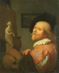 Portrait of an Artist in His Studio