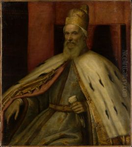 Bildnis des Dogen Marcantonio Memmo (1537-1615, Doge seit 1612) by Leandro Bassano