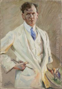 Bildnis des Malers Jakob Nussbaum by Ottilie Roederstein
