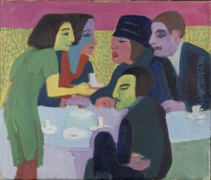 Szene im Cafe by Ernst Ludwig Kirchner