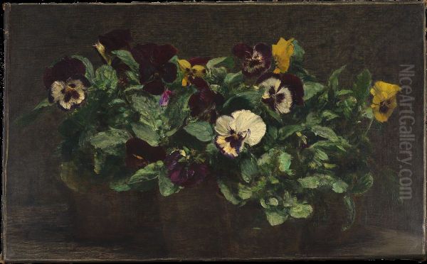 Still Life with Pansies - view 1