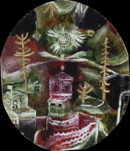 The Thistle Flower House by Paul Klee