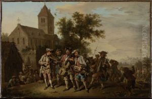 Village Musicians by Johann Conrad Seekatz
