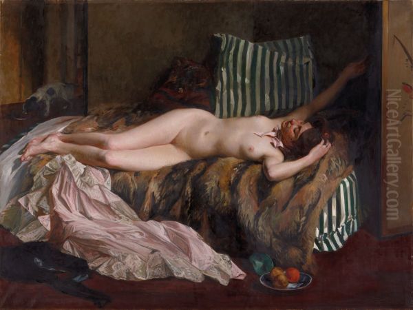 Young Girl after a Masked Ball (La petite masque) - view 1