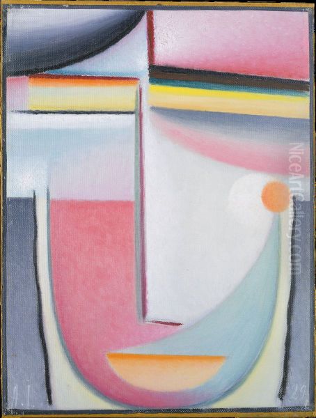 Abstract Head: Symphony in Pink - view 1