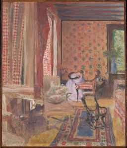 At the Board Game by Jean-Edouard Vuillard