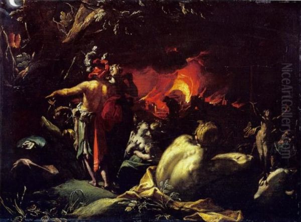 The Burning of Troy - view 1