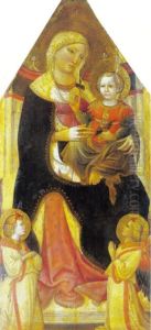 Enthroned Madonna and Child with Angels by Giovanni dal Ponte