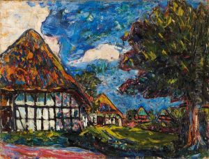 Fehmarn-Hauser by Ernst Ludwig Kirchner