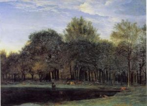 Forest Clearing with Grazing Deer by Adriaen Van De Velde