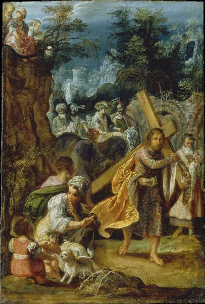 The Frankfurt Altarpiece of the Exaltation of the True Cross:
Emperor Heraclius' Entry into Jerusalem - view 1