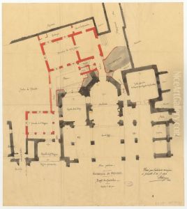 Projet des sacristies de la cathedrale de Grenoble (1870)