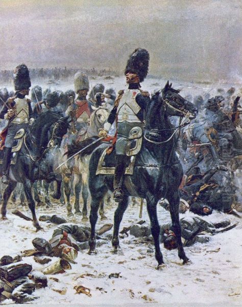 Colonel Lepic at Eylau with Grenadiers a Cheval of the Garde Imperiale - view 1