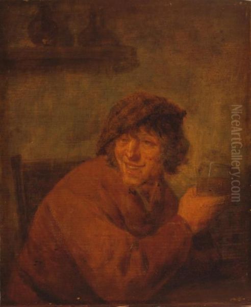Drinking peasant - view 1