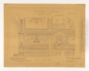 Restauration du choeur et de l'abside de la cathedrale d'Aire-sur-l'Adour by Jean, Antoine, Jules Sibien