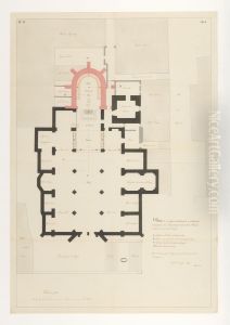 Projet d'agrandissement de la cathedrale d'Avignon by Auguste Caristie