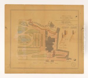 Plan de la cathedrale d'Avignon by Edouard Danjoy