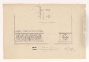 Sarcophage de l'eveque Lacroix dans la cathedrale de Bayonne