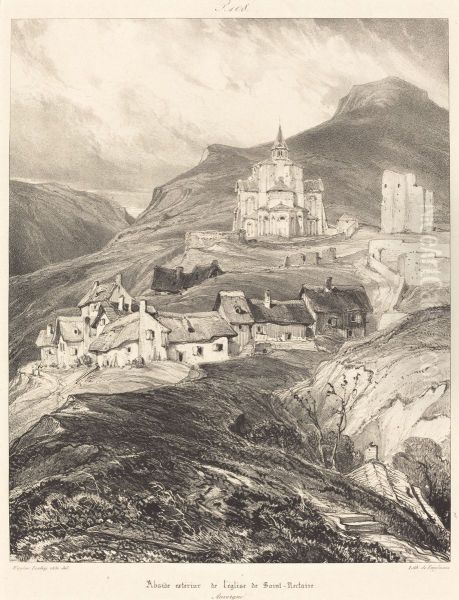 Abside de l'eglise de Saint-Nectaire - view 1