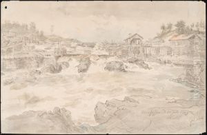 Honefossen by Johan Wilhelm Ludwig Dahl