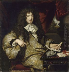 << Jean-Baptiste Colbert, marquis de Seignelay >> (1651-1690) by Marc Nattier