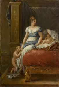 Marie-Annunciade-Caroline Bonaparte, reine de Naples et ses enfants Marie-Annunciade-Caroline Bonaparte, reine de Naples et ses enfants