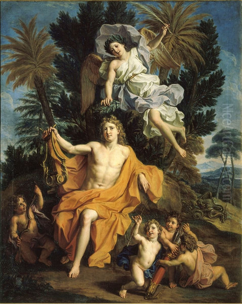 Apollon vainqueur du serpent Python - view 1