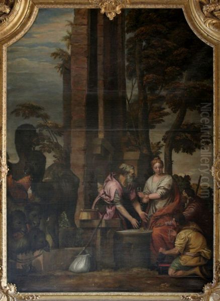 Eliezer and RebeccaFrancais:Eliezer et Rebecca - view 1
